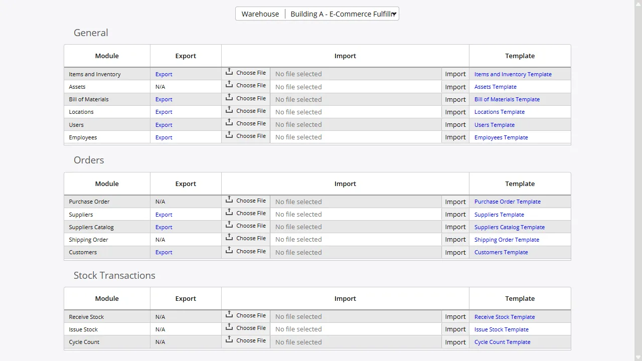 Integration dashboard showing connected systems and sync status